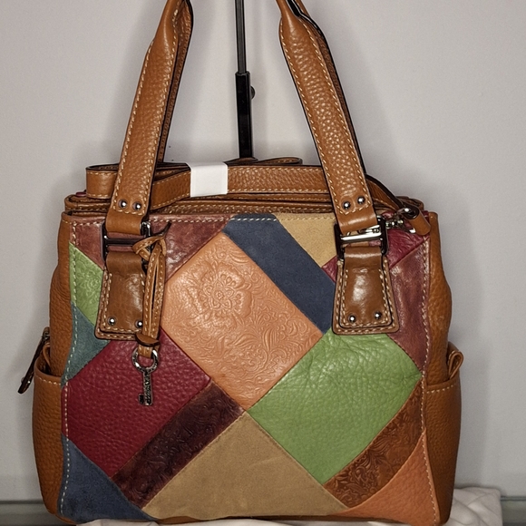 Fossil Multicolor Patchwork Shoulder Bag - Picture 1 of 5
